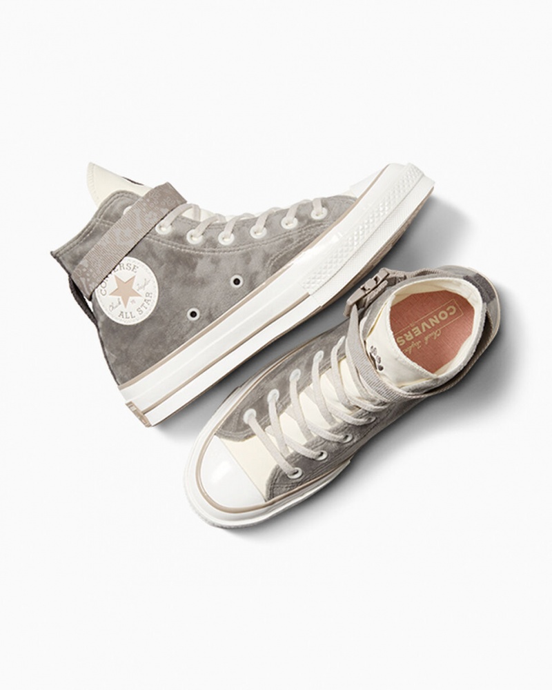 Converse Chuck 70 Dog Inspired Szare Białe | 612485-DGI