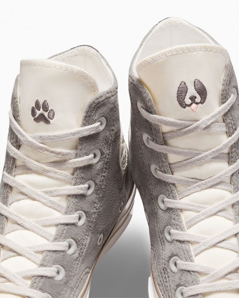 Converse Chuck 70 Dog Inspired Szare Białe | 612485-DGI