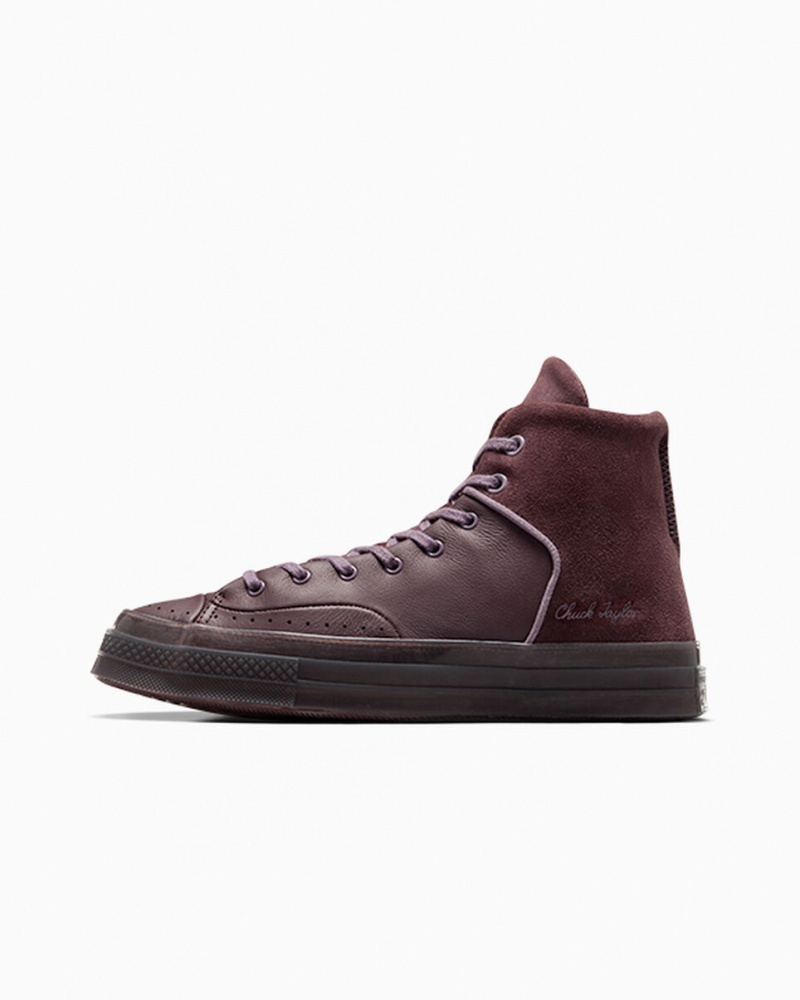 Converse Chuck 70 Marquis Skórzane Szare | 320697-RAW