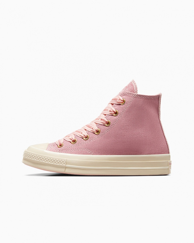 Converse Chuck 70 Ribbon Laces Różowe | 703649-FAT