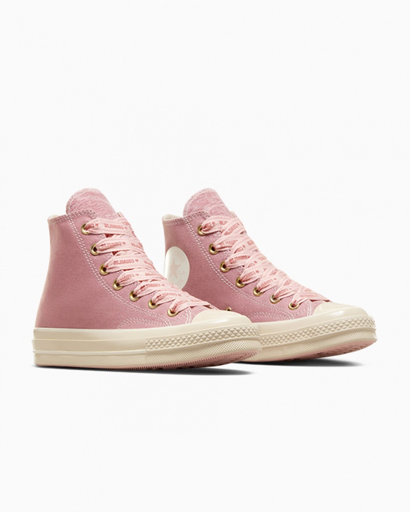 Converse Chuck 70 Ribbon Laces Różowe | 703649-FAT