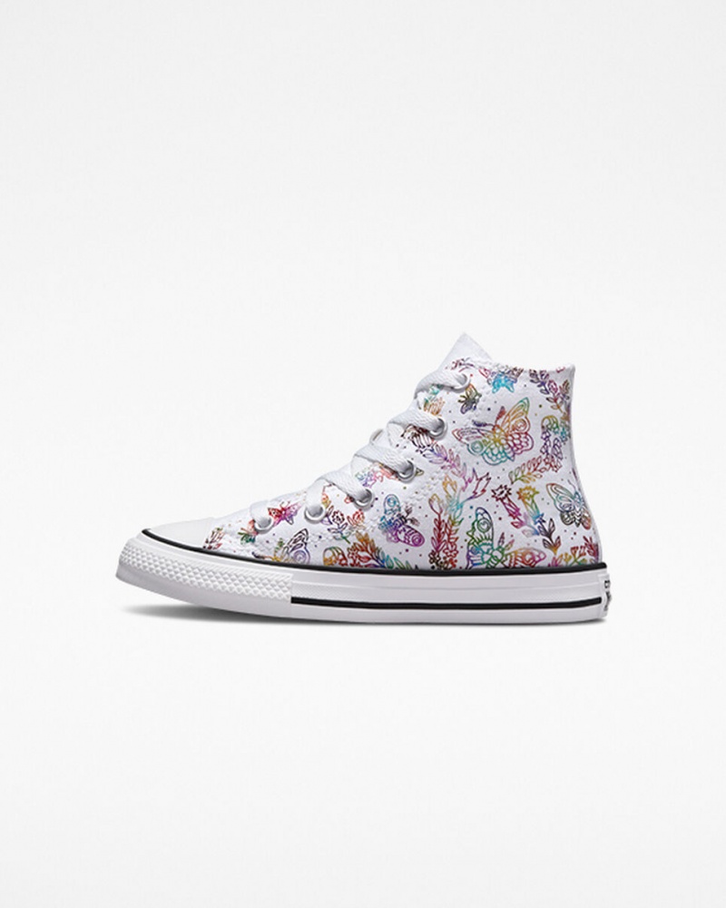 Converse Chuck Taylor All Star Butterfly Shine Białe Różowe Fioletowe Niebieskie | 530782-FGW