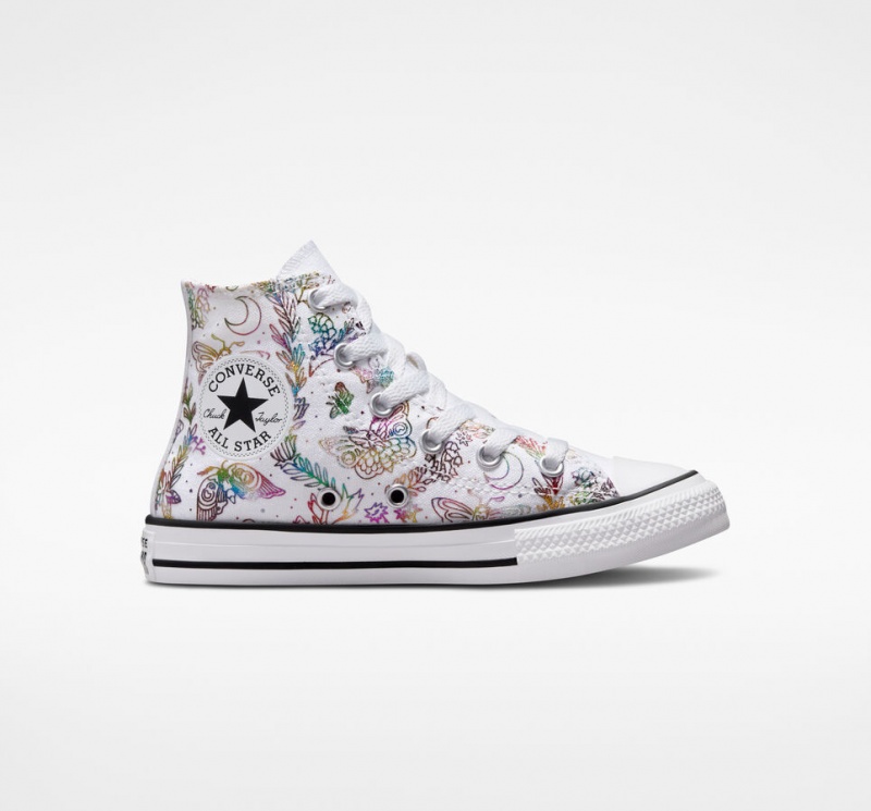 Converse Chuck Taylor All Star Butterfly Shine Białe Różowe Fioletowe Niebieskie | 530782-FGW