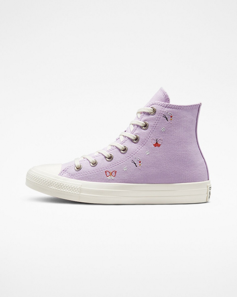 Converse Chuck Taylor All Star Butterfly Wings Czarne | 642591-FUB