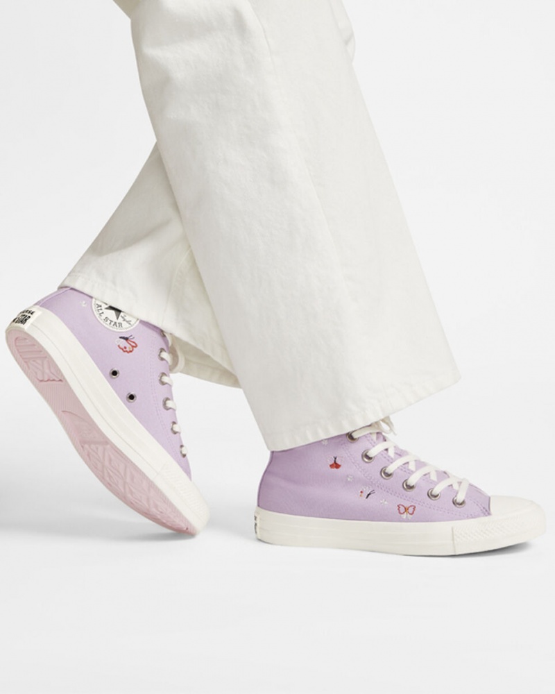 Converse Chuck Taylor All Star Butterfly Wings Czarne | 642591-FUB