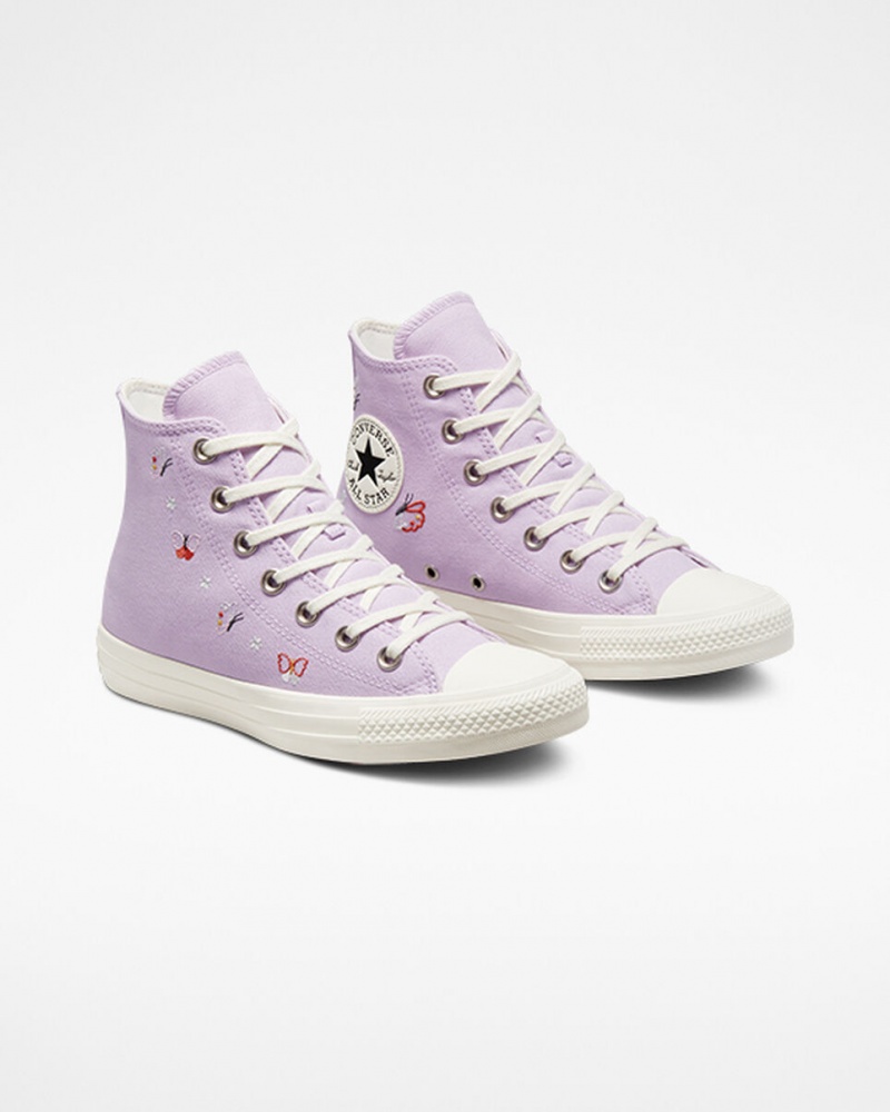 Converse Chuck Taylor All Star Butterfly Wings Czarne | 149568-VLQ