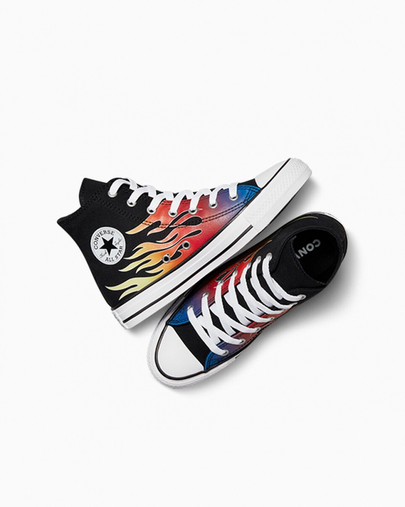 Converse Chuck Taylor All Star Cars Czarne Czarne Białe | 746531-YFV