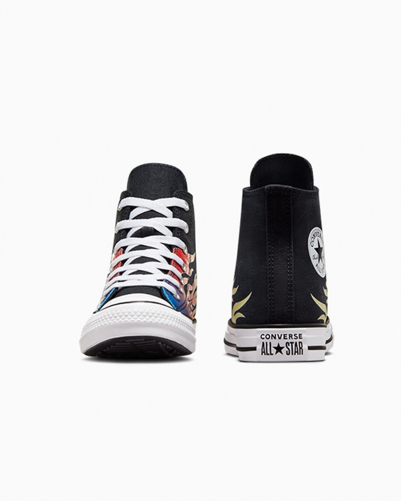 Converse Chuck Taylor All Star Cars Czarne Czarne Białe | 746531-YFV