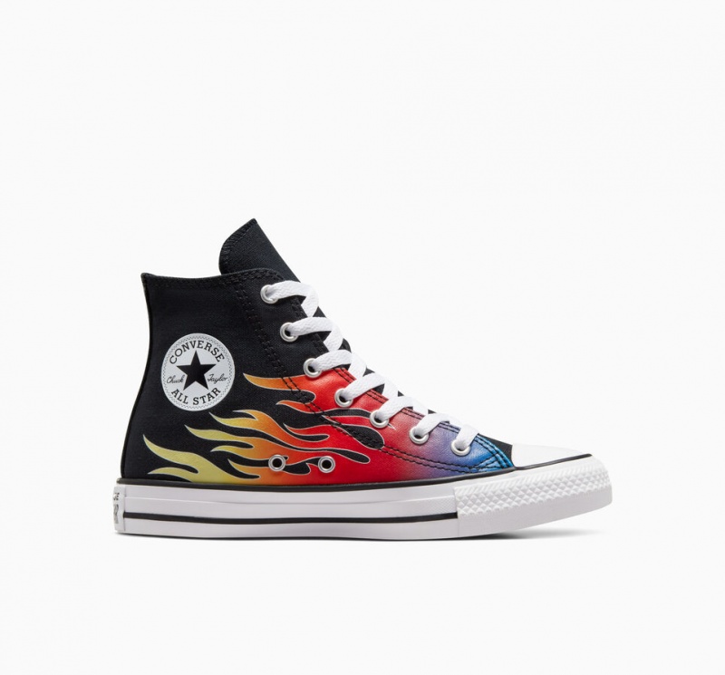 Converse Chuck Taylor All Star Cars Czarne Czarne Białe | 746531-YFV