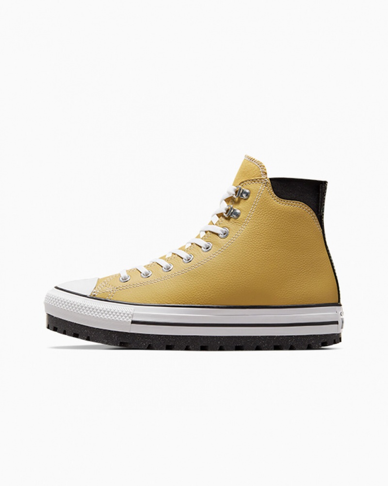 Converse Chuck Taylor All Star City Trek Nieprzemakalne Boot Czarne Białe | 824965-TSF