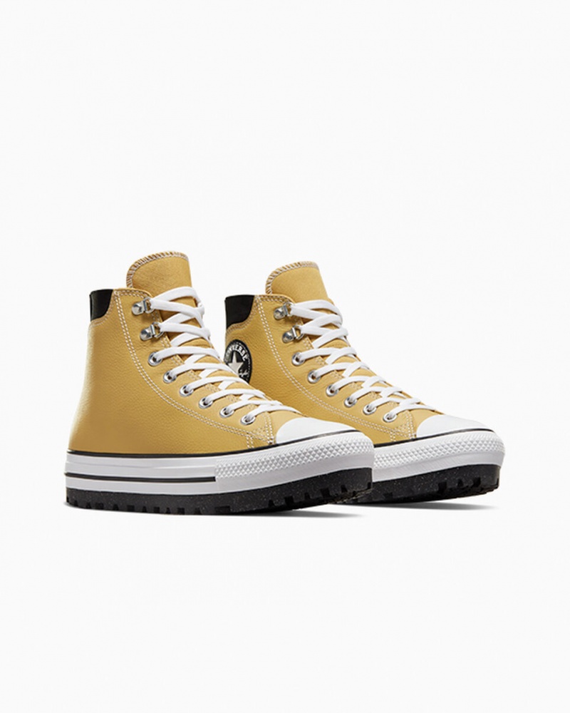 Converse Chuck Taylor All Star City Trek Nieprzemakalne Boot Czarne Białe | 824965-TSF