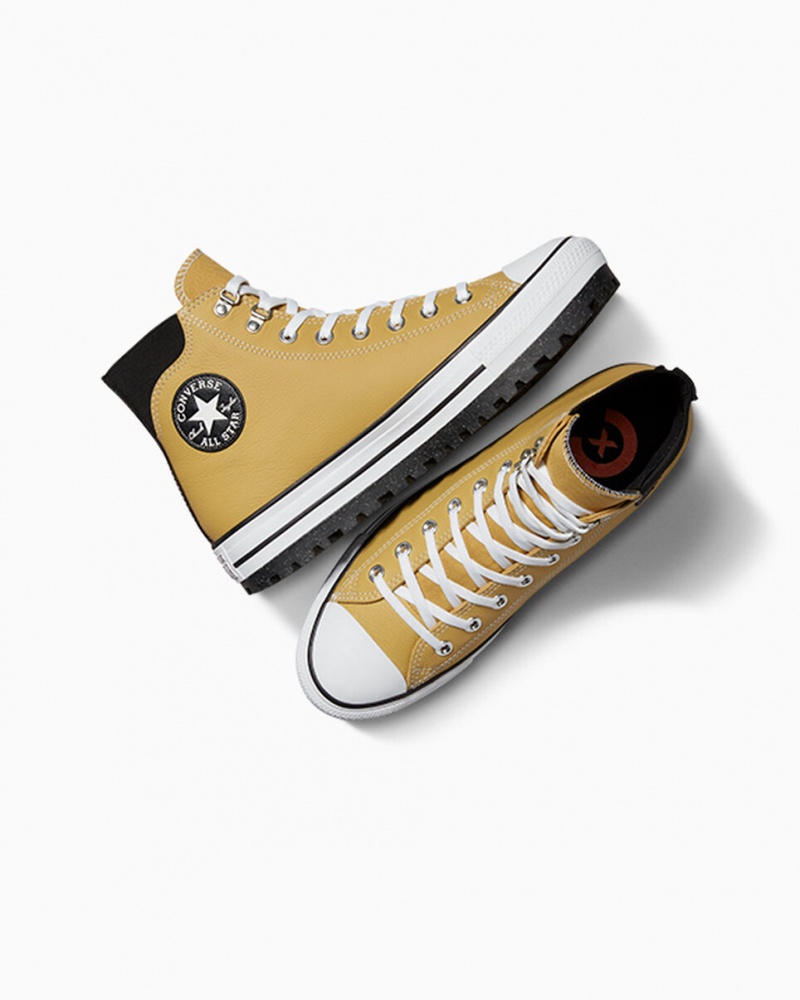 Converse Chuck Taylor All Star City Trek Nieprzemakalne Boot Czarne Białe | 824965-TSF