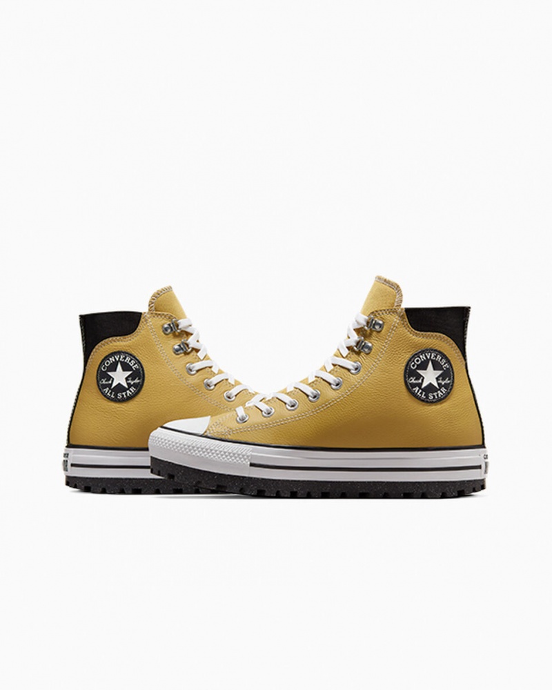 Converse Chuck Taylor All Star City Trek Nieprzemakalne Boot Czarne Białe | 824965-TSF