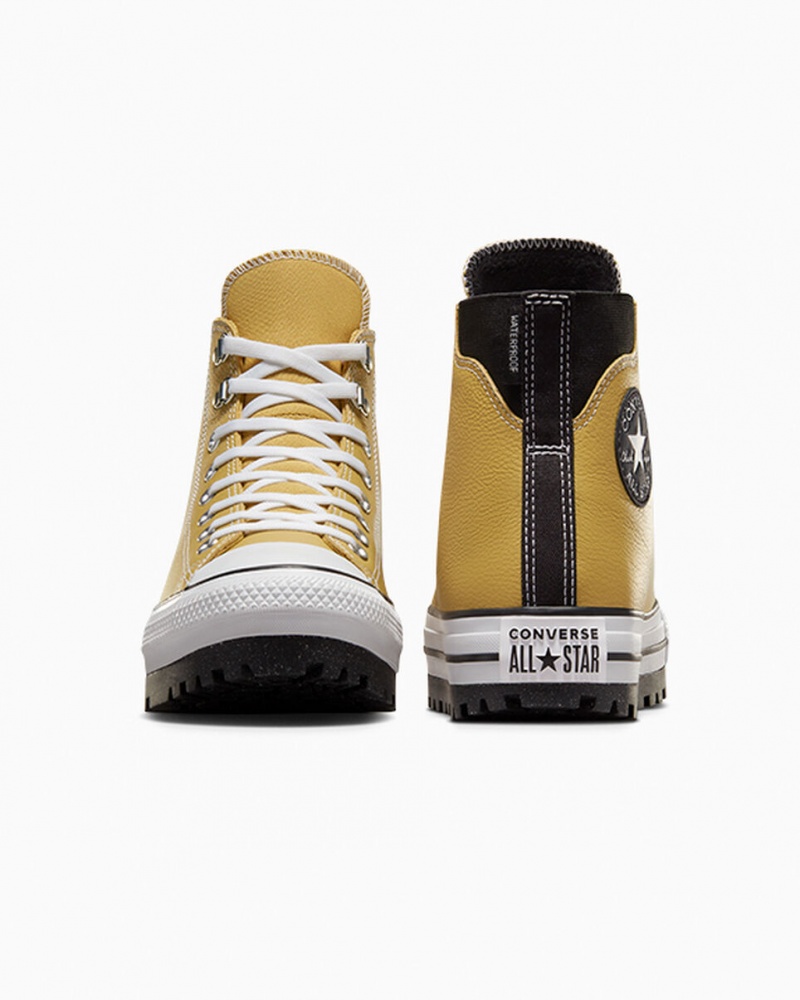 Converse Chuck Taylor All Star City Trek Nieprzemakalne Boot Czarne Białe | 824965-TSF