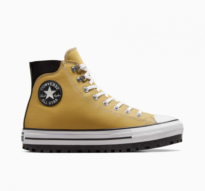 Converse Chuck Taylor All Star City Trek Nieprzemakalne Boot Czarne Białe | 824965-TSF