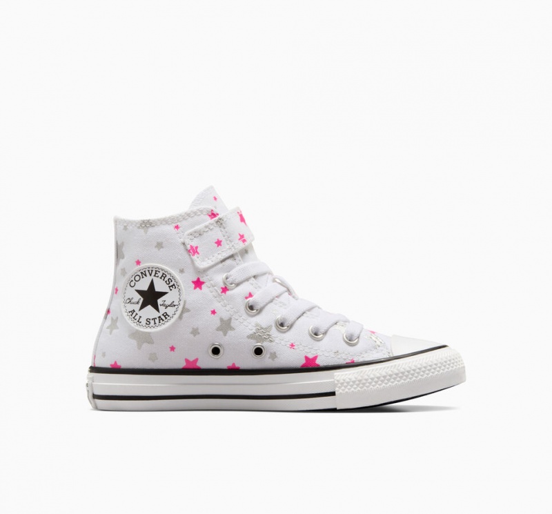 Converse Chuck Taylor All Star Easy On Sparkle Białe Różowe Białe | 954827-AIU