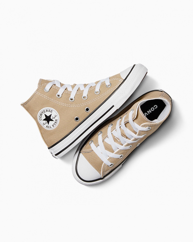 Converse Chuck Taylor All Star Excess Materials Khaki Białe Czarne | 169527-UVB