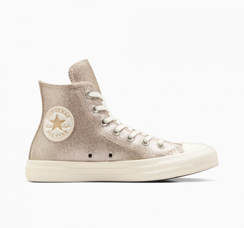 Converse Chuck Taylor All Star Glitter Głęboka Złote | 380925-DZN