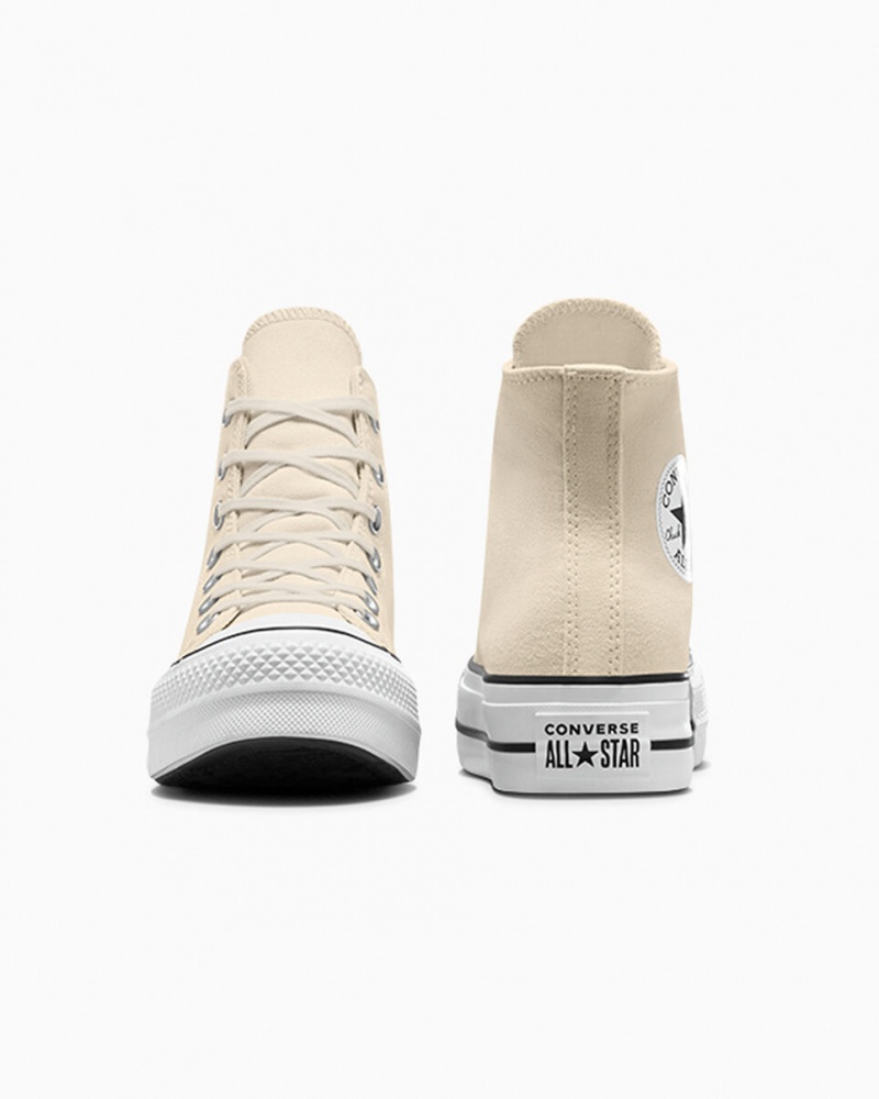 Converse Chuck Taylor All Star Lift Platformie Białe Czarne | 571246-WCO