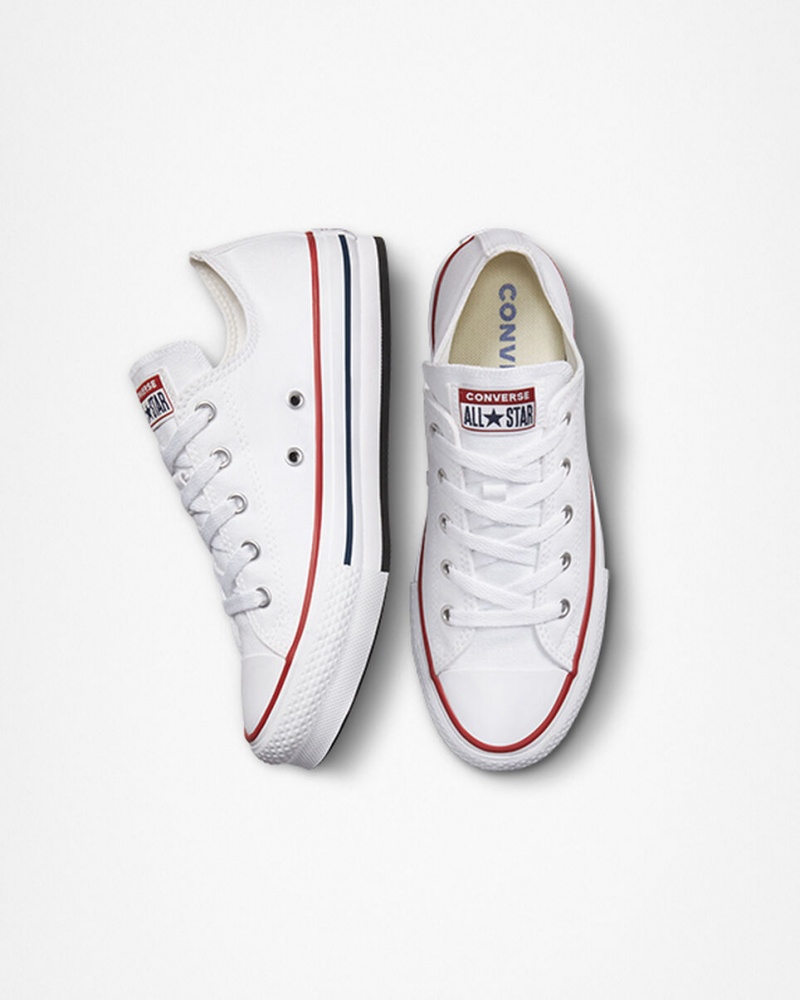 Converse Chuck Taylor All Star Lift Platformie Białe Granatowe | 250781-SML