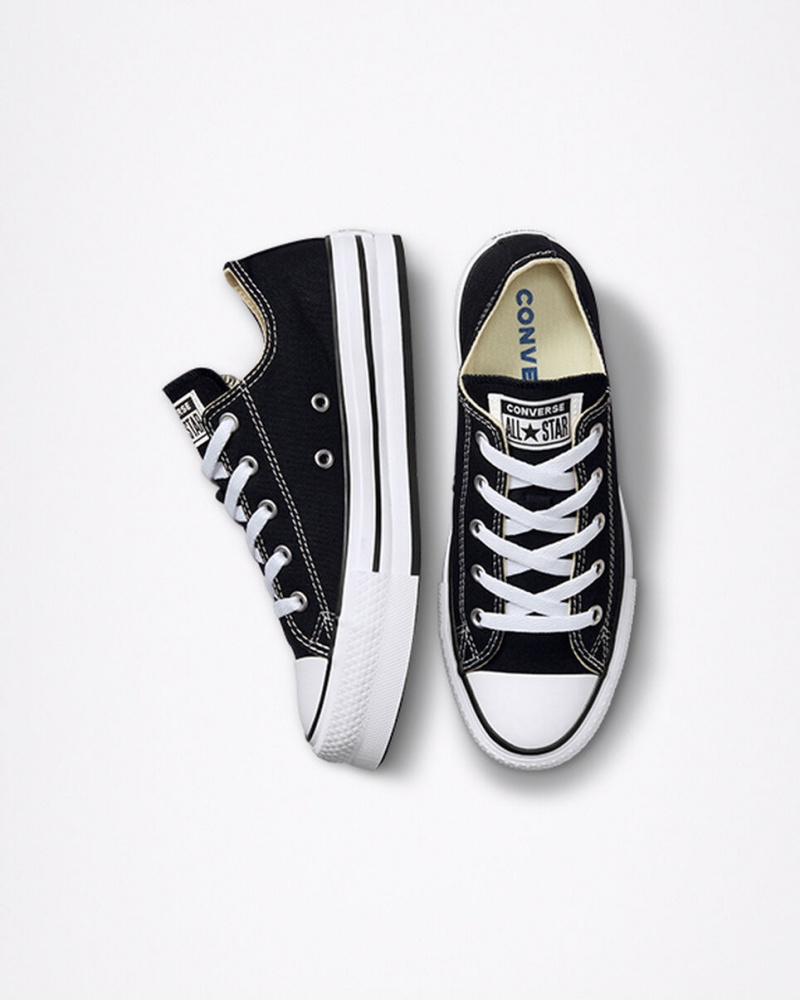 Converse Chuck Taylor All Star Lift Platformie Czarne Białe Czarne | 541793-PNJ