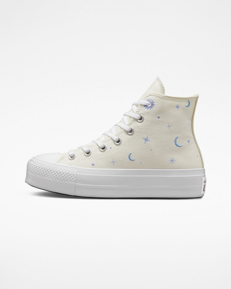 Converse Chuck Taylor All Star Lift Platformie Celestial Fioletowe | 193645-VEG