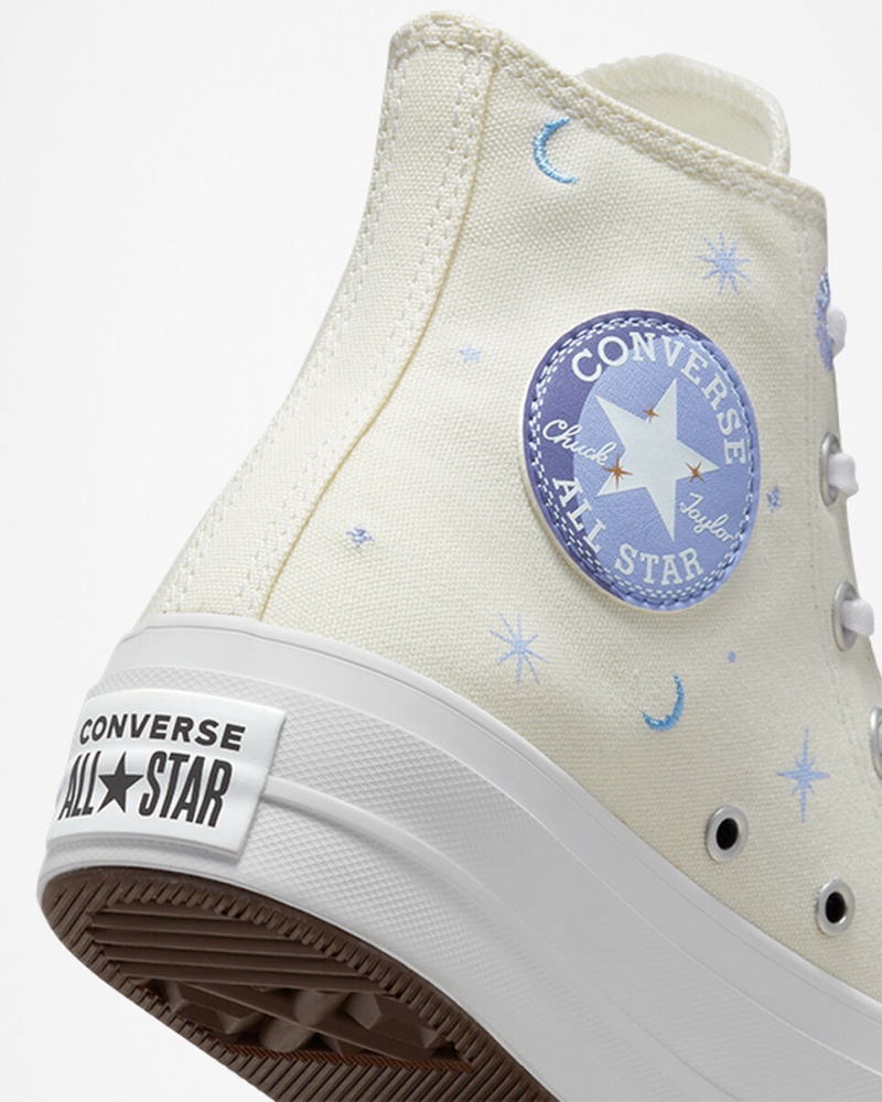 Converse Chuck Taylor All Star Lift Platformie Celestial Fioletowe | 193645-VEG