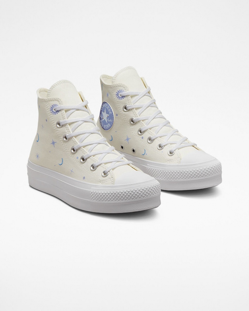 Converse Chuck Taylor All Star Lift Platformie Celestial Fioletowe | 193645-VEG