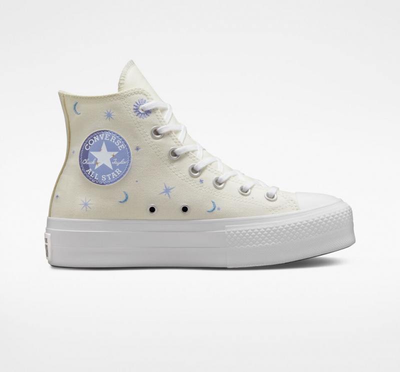 Converse Chuck Taylor All Star Lift Platformie Celestial Fioletowe | 193645-VEG