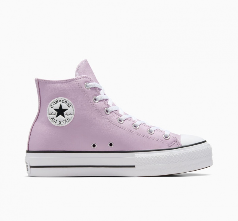 Converse Chuck Taylor All Star Lift Platformie Excess Materials Białe Czarne | 096732-UCO