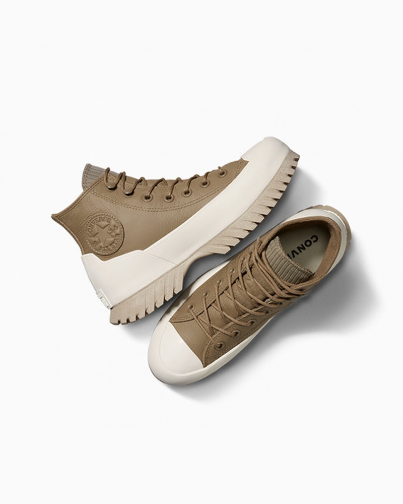 Converse Chuck Taylor All Star Lugged 2.0 Counter Climate Brązowe Khaki | 481937-REP