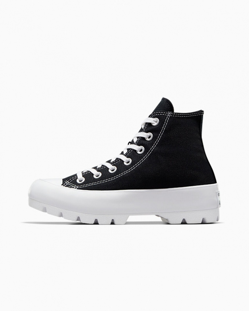 Converse Chuck Taylor All Star Lugged Czarne Białe Czarne | 614975-USE