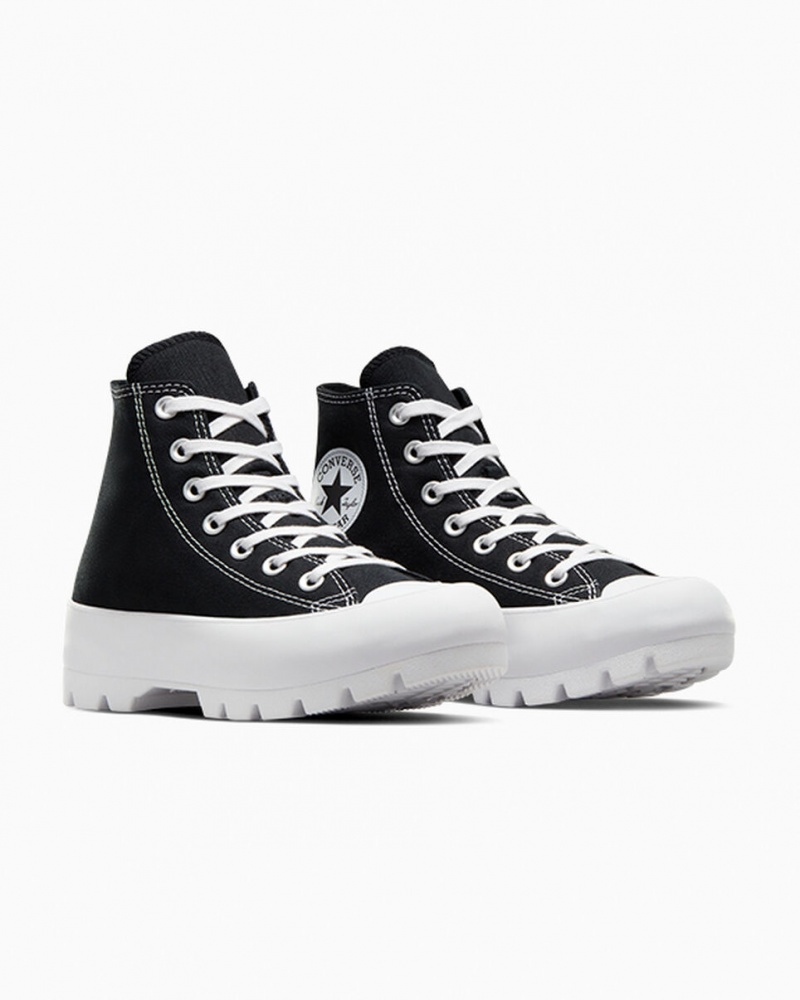 Converse Chuck Taylor All Star Lugged Czarne Białe Czarne | 614975-USE