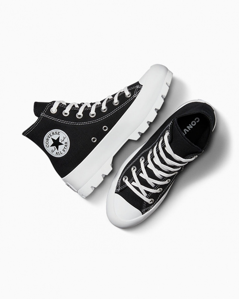 Converse Chuck Taylor All Star Lugged Czarne Białe Czarne | 614975-USE