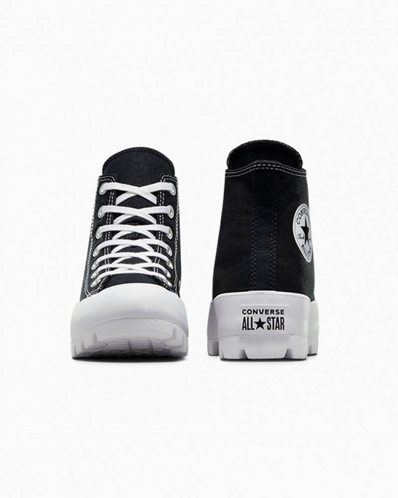 Converse Chuck Taylor All Star Lugged Czarne Białe Czarne | 614975-USE