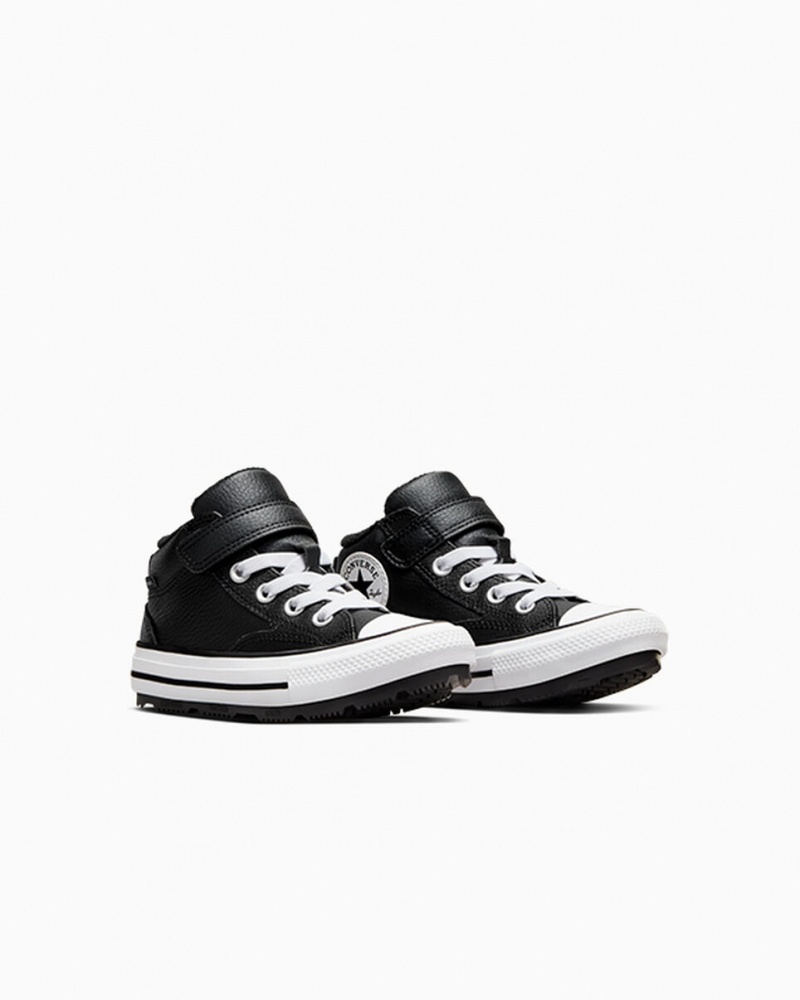 Converse Chuck Taylor All Star Malden Streetwear Boot Czarne Czarne Białe | 572089-XKD