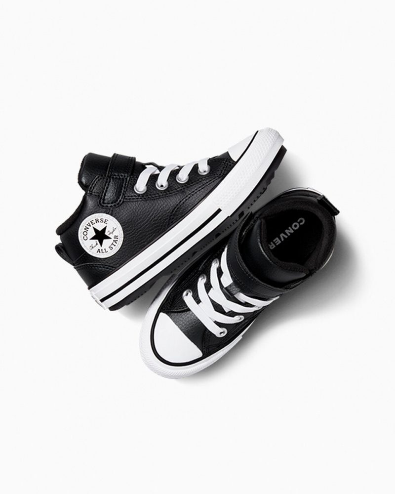 Converse Chuck Taylor All Star Malden Streetwear Boot Czarne Czarne Białe | 572089-XKD