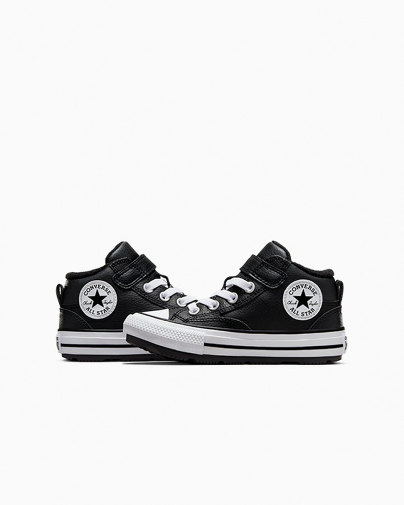 Converse Chuck Taylor All Star Malden Streetwear Boot Czarne Czarne Białe | 572089-XKD