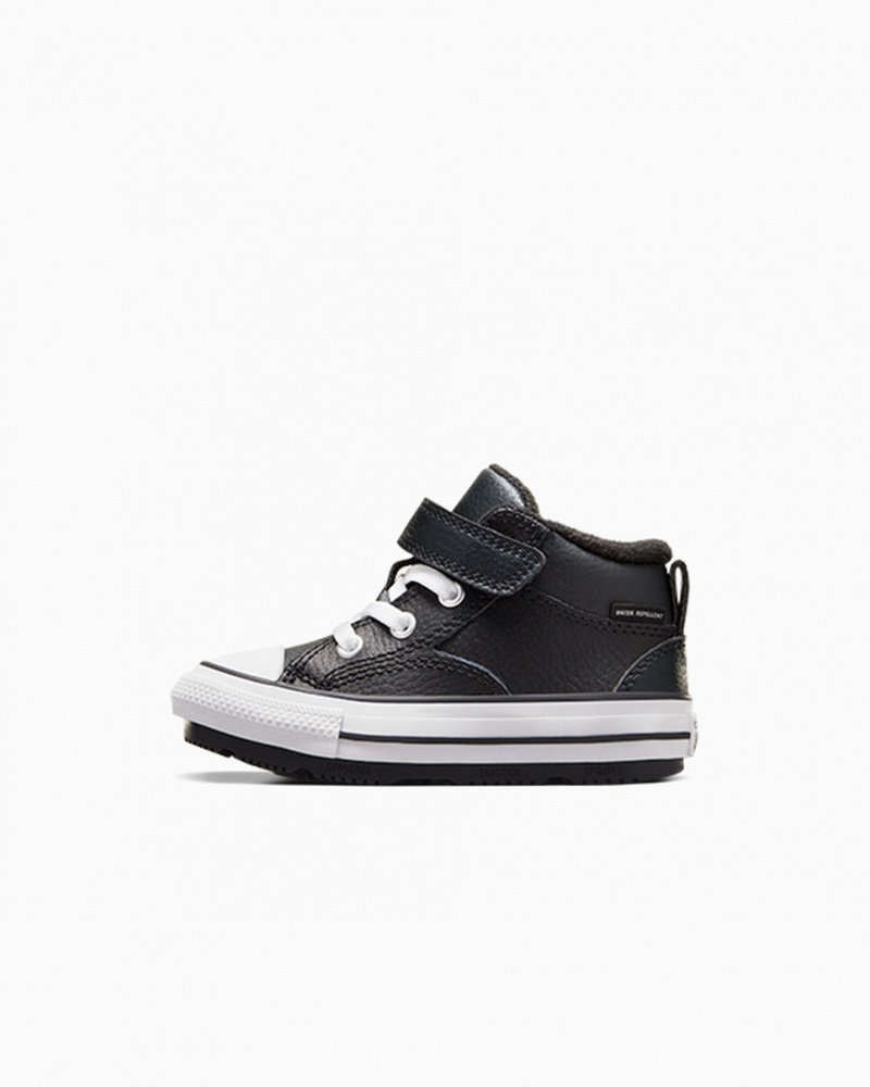 Converse Chuck Taylor All Star Malden Streetwear Boot Czarne Czarne Białe | 758309-YJI