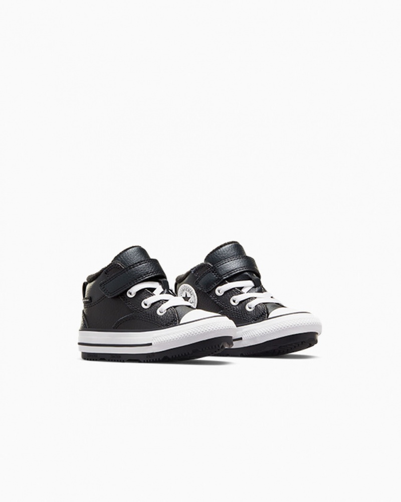 Converse Chuck Taylor All Star Malden Streetwear Boot Czarne Czarne Białe | 758309-YJI