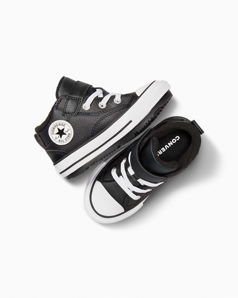 Converse Chuck Taylor All Star Malden Streetwear Boot Czarne Czarne Białe | 758309-YJI