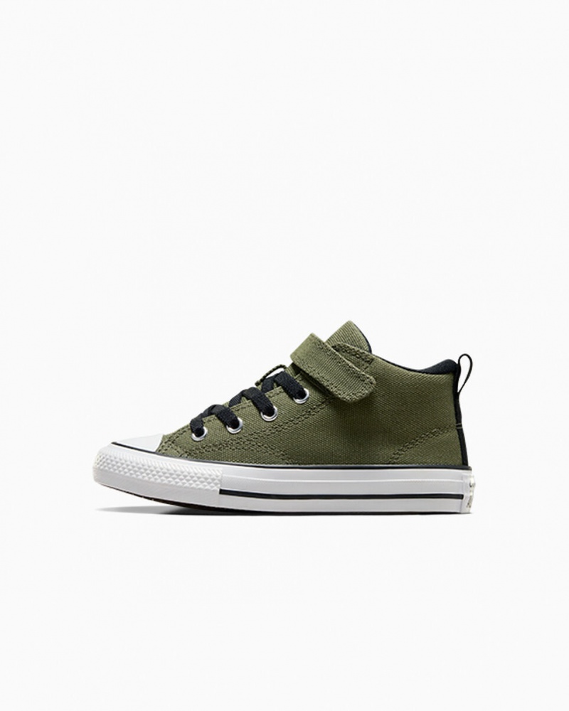 Converse Chuck Taylor All Star Malden Streetwear Easy On Białe Czarne | 051847-BJT