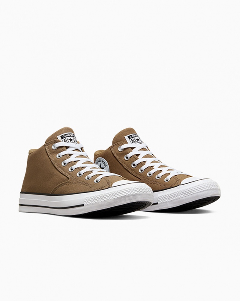 Converse Chuck Taylor All Star Malden Streetwear Vintage Sportowe Brązowe Białe Czarne | 039786-MTD