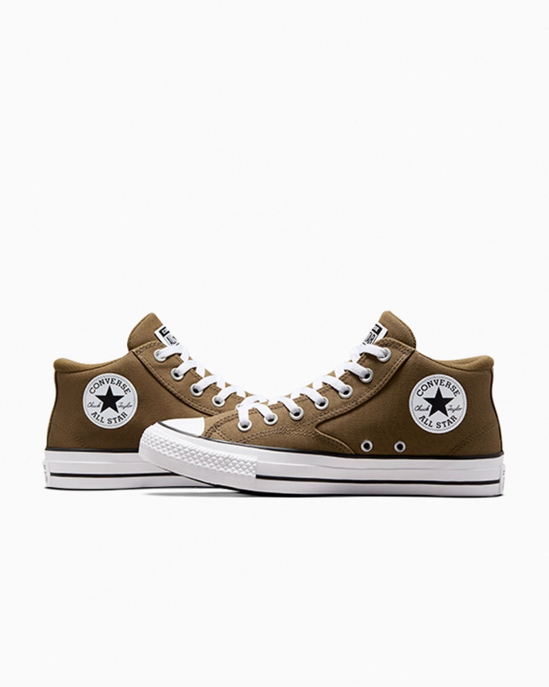 Converse Chuck Taylor All Star Malden Streetwear Vintage Sportowe Brązowe Białe Czarne | 605831-RBI