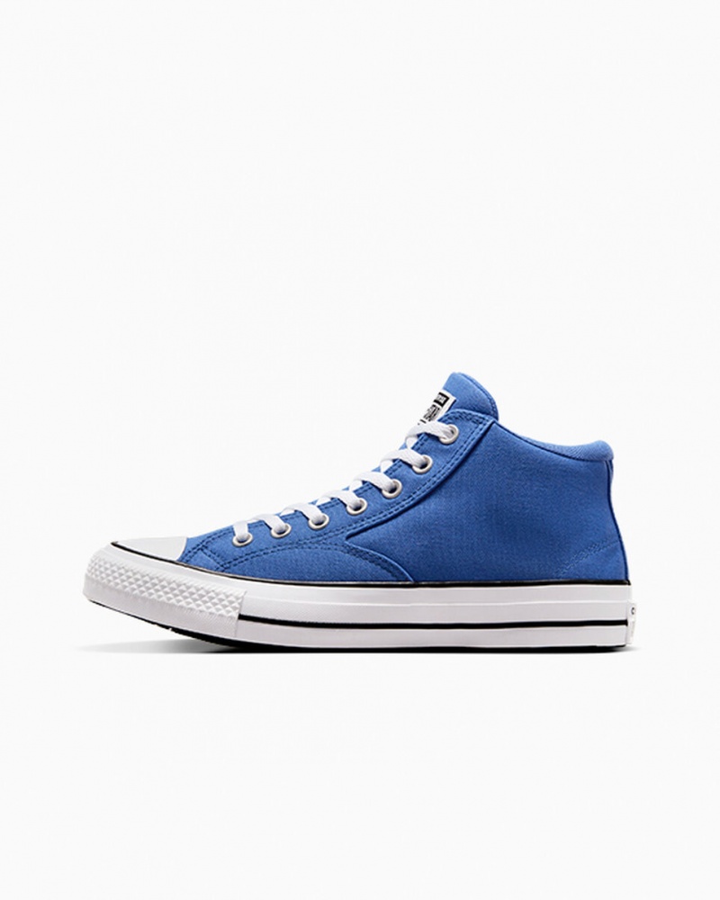 Converse Chuck Taylor All Star Malden Streetwear Vintage Sportowe Niebieskie Białe Czarne | 034157-HIT