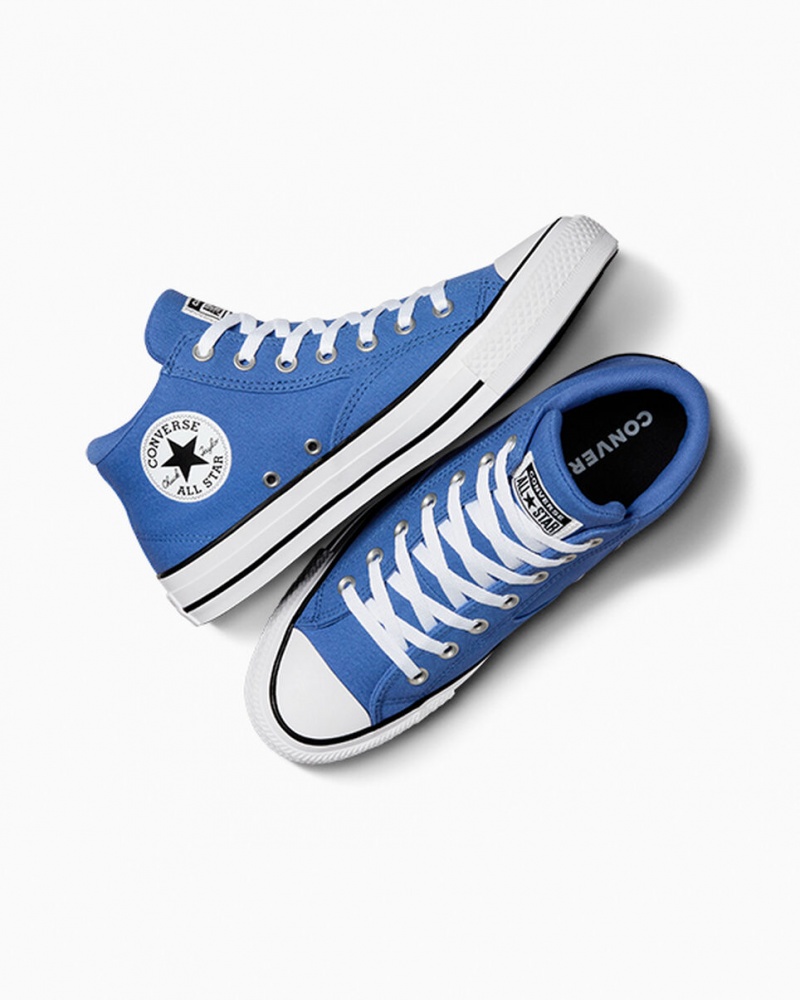 Converse Chuck Taylor All Star Malden Streetwear Vintage Sportowe Niebieskie Białe Czarne | 034157-HIT