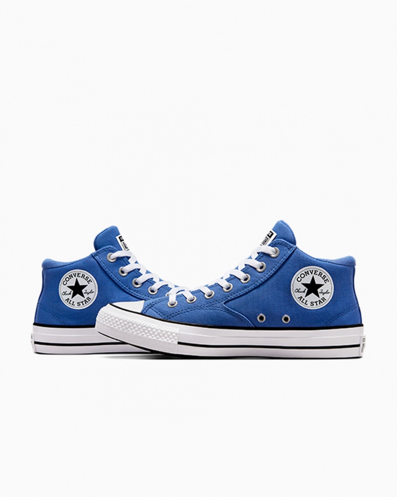 Converse Chuck Taylor All Star Malden Streetwear Vintage Sportowe Niebieskie Białe Czarne | 034157-HIT