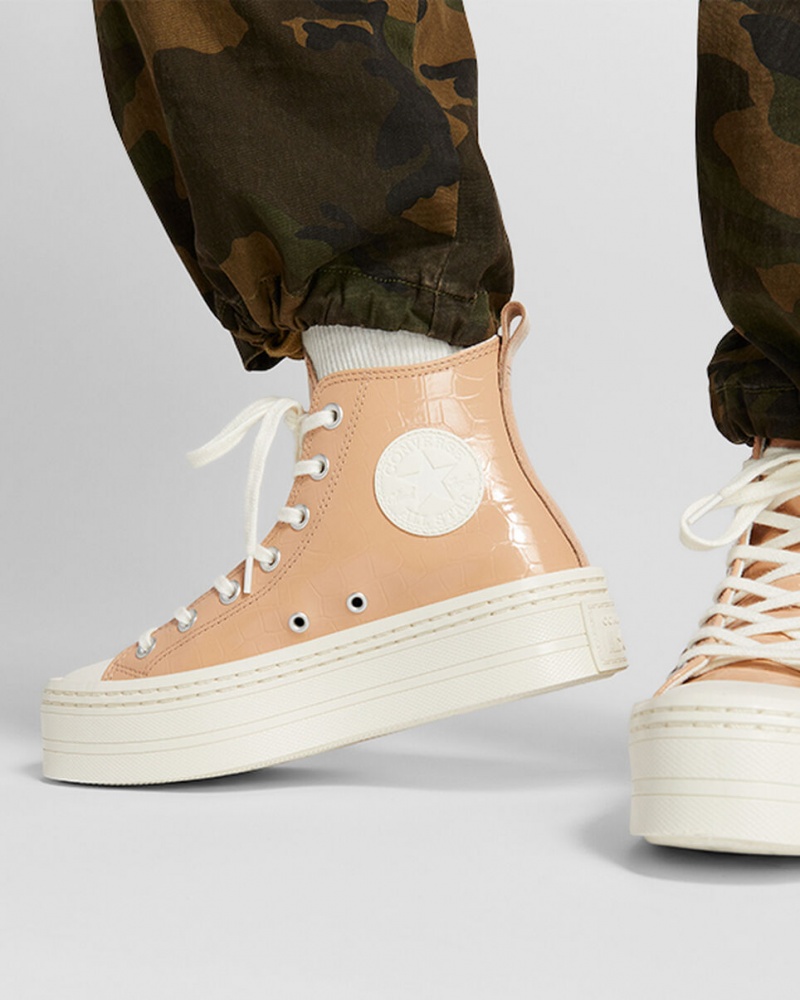 Converse Chuck Taylor All Star Modern Lift Platformie Embossed Epic Dune / Epic Dune / Egret | 924568-KOM