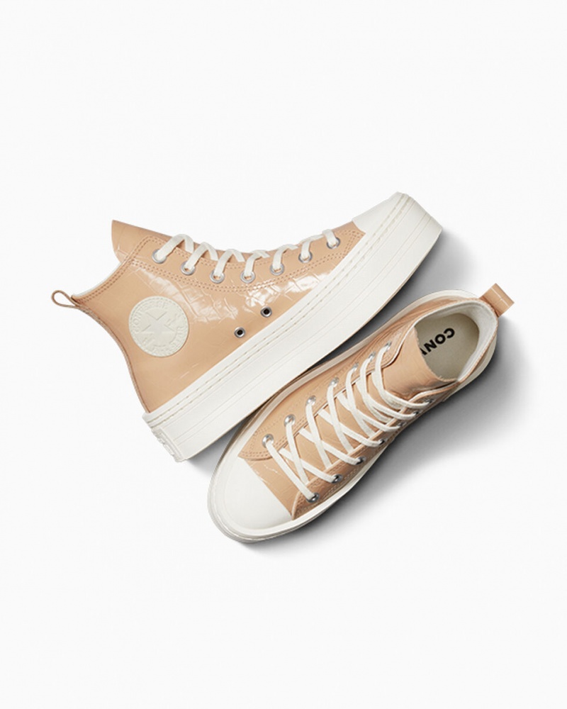 Converse Chuck Taylor All Star Modern Lift Platformie Embossed Epic Dune / Epic Dune / Egret | 924568-KOM