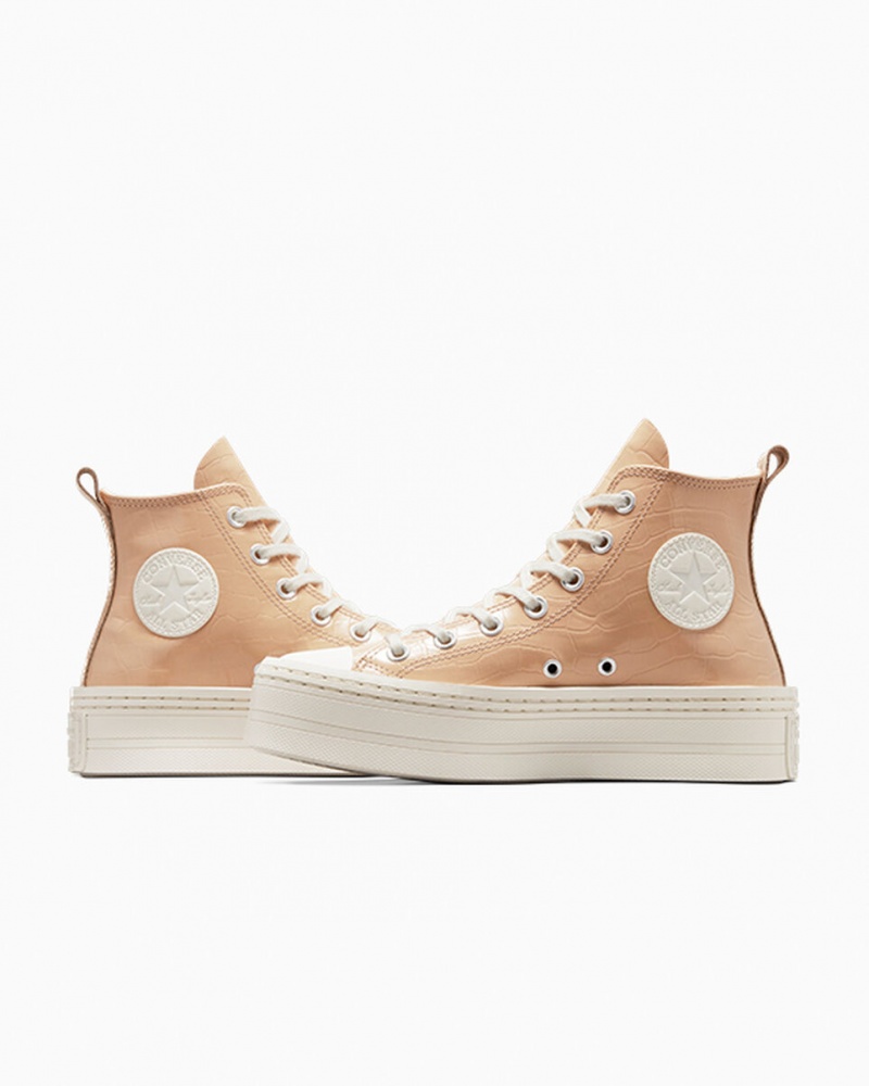 Converse Chuck Taylor All Star Modern Lift Platformie Embossed Epic Dune / Epic Dune / Egret | 924568-KOM